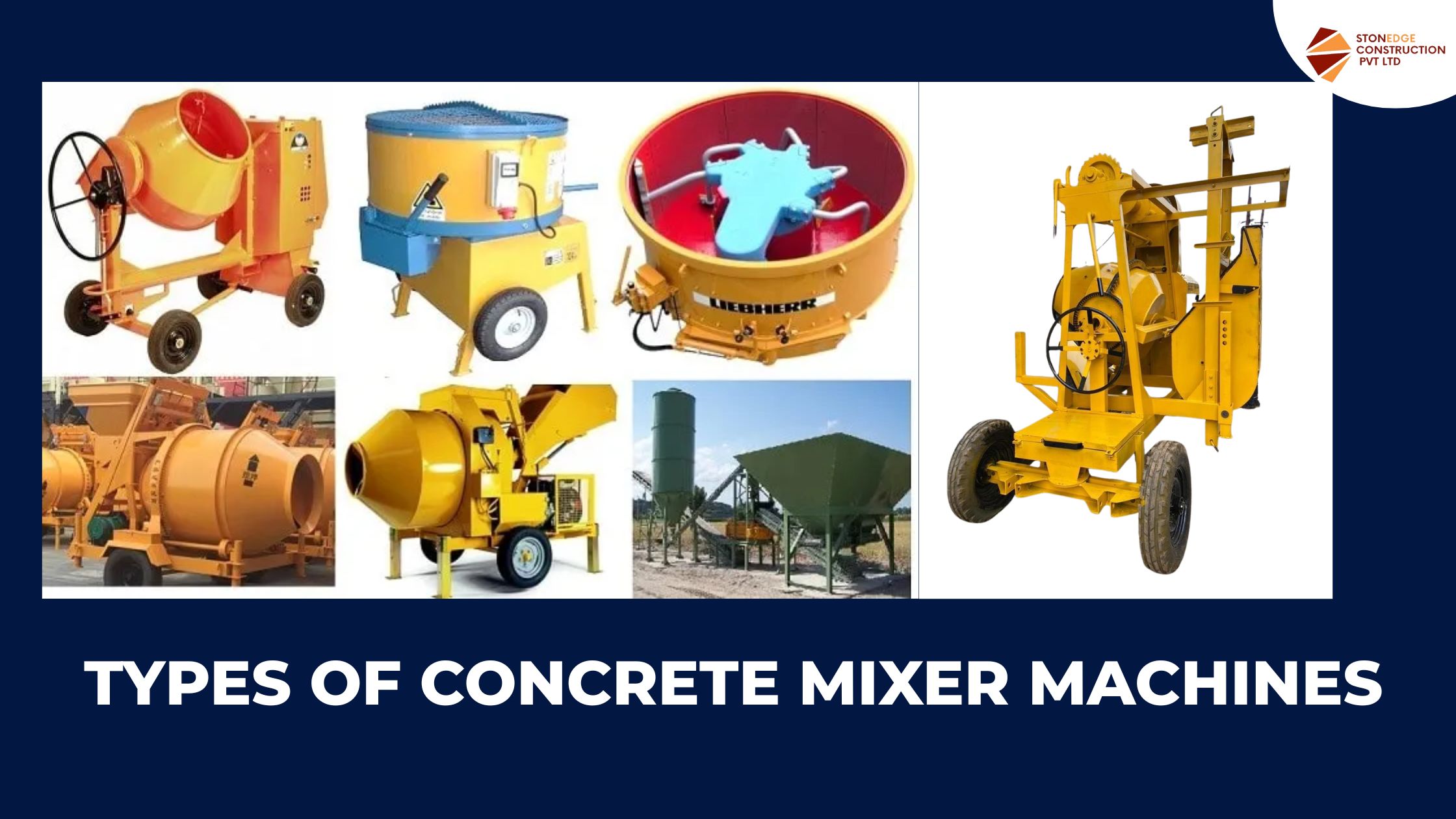 Types of Concrete Mixer Machines Used in Construction || What Are the Different Types of Concrete Mixers? || 